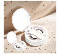 2 Paires Magnetic Lashes, Réutilisable, avec applicateur Cils Magnétiques Aucune Colle Requise, Faciles à Utiliser Faux Cils Magnétique