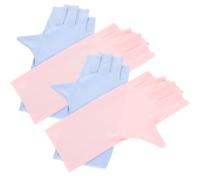 2 Paires Mitaines Anti UV, Moufles sans Doigts Confortables | Protection UV pour Manucures en Gel, Faciles à Nettoyer, Adaptées Conduite et Randonnée, Peau