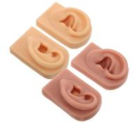 2 Paires Modèle D’oreille en Silicone, Pratique Portable | Apprentis Perceurs et Formation, Facile à Nettoyer, Usage sans Modèle Vivant, Adapté aux Boucles