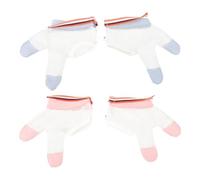 2 Paires Moufle de Dentition pour Bébés en Nylon Respirant | Poignets Ajustables, Maille Double Face, Lot Aléatoire, pour Garçon et Filles Couleur Aléatoire Style Aléatoire