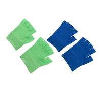 2 Paires Moufles Hydratants de Spa Mains en Tissu Bleu, Légers | Usage Nuit et Travail, Toucher Doux et Lisse, Soin des Mains, Lot de Deux Paires