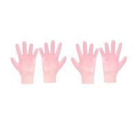 2 Paires Moufles Hydratants Exfoliants Mains Femmes Rose Sebs | Confortables à Porter, Résistants à Déformation, Soin Anti-sèches, Usage Féminin Quotidien