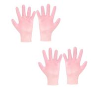2 Paires Moufles Hydratants Exfoliants pour Mains, Sebs, Roses | Confortables à Porter, Anti-sèches, pour Soin des Mains en Hiver, Usage Féminin, Ne Se Déforme Pas