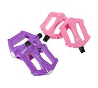 2 Paires Pédales de Vélo Garçon et Filles en Plastique et Fer, Lot