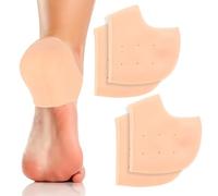 2 Paires Protege Talon Silicone, Protège Talon Pour Chaussures, Protège Talons en Gel, Protection Cheville Talon en Gel pour Proteger Pied Arrière, Talonnette Silicone pour Fasciite Plantaire