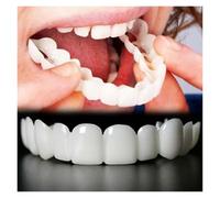 2 paires réglables, naturelles et confortables, haut et bas, retrouve un beau sourire pour homme et femme (blanc)