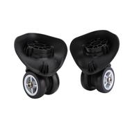 2 Paires Roues de Bagages Remplacement, Roue de Roue Universelle de Roue de Roue de longage en Longe de Roue, Roues à Double rangée muet pour Le Chariot à Bagages