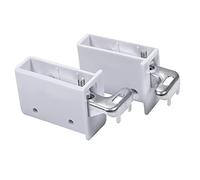 2 paires SOTECH Suspension d'armoire Type B Capacité de charge jusqu'à 90 kg pour rail de suspension Réglable en hauteur/profondeur pour armoires hautes dans cuisine, salle de bain, salon