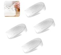 2 Paires Talonnette Gel Silicone 1cm, Talonnette Rehaussante Homme Femme, Semelle Talon Gel, Epine Calcaneenne Talonnette Tendon D'achille, Talonnettes Orthopédiques de Silicone pour Coussinets