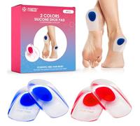 2 Paires Talonnettes en Gel,Coussinets de Confort pour Talon,Coussinets pour Chaussures pour hommes et aux femmes,Aident à réduire l'inconfort lié aux chaussures(L)