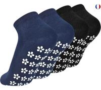2 Pairs Chaussettes Anti-dérapantes de Yoga, Chaussette pour Femmes De Pilates,
