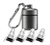 2 Pairs High Fidelity Concert Earplugs 24db Filter Technology Ear Protection for Music Festivals DJ'S Nightclub Grey