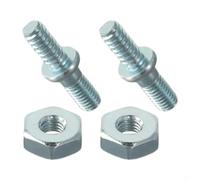 2 Pairs pour studs Nuts Kit for MS170 MS180 MS250 pour chainsaw | Fits MS170, MS180, MS250, secure bar attachment, prevents loosening during heavy cutting tasks