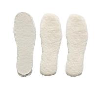 2 Pairs Thick Sheepskin Fleece Insoles for Shoes Woman Man Winter Feet Warm Insole Fluffy Wool Shoe Soles(EU37-38 (240mm))