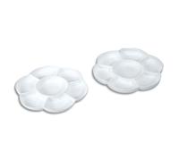 2 palettes qui forment un fond et un couvercle, diam. 17,5cm, plastique rigide