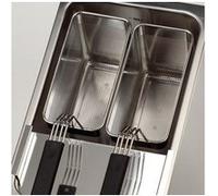 2 Paniers inox perforés 140 x 296 mm pour cuiseurs à pâtes Valentine NC G