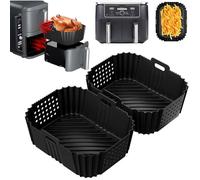 2 Paquet Moule Silicone Air Fryer Pour Ninja Double Stack Xl Friteuse Sans Huile Sl400Eu Moule Accessoires Airfryer Pour Foodi Ma