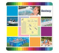 2 paquets 2x 10 Rustines réparation BESTWAY 6,5 x 6,5cm liner piscine bouée