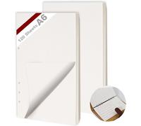 2 Paquets A6 Feuille Vierges 6 Trous Feuillets Mobiles Pour 120 Feuilles A6 Convient Recharge Agenda Ux Filofax Recharge Cahiers Agendas Carnets De Croquis[Z95]