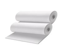 2 Paquets de Mousse EVA Blanc, MEARCOOH 35.5 x 150cm Mousse EVA 5mm, EVA Foam Cosplay haute densité 86kg/m3 pour projet de bricolage de costume (2PCS 5mm Blanc)