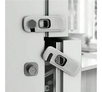 2 paquets de serrures de réfrigérateur étanches, serrures de réfrigérateur avec dos adhésif, serrures de réfrigérateur pour réfrigérateurs, fours, tiroirs, armoires et congélateurs, serrures d'armoire