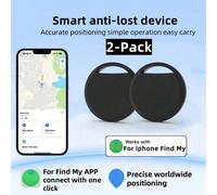 2 paquets Étiquette intelligente de recherche d'objets, fonctionne avec Find My iOS (compatible uniquement avec Apple, pas pour Android), étiquette de suivi de bagage, tracker de portefeuille, recherc
