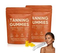 2 Paquets Gummies Autobronzant,autobronzant gelule,gummies bronzage | Accélère le Bronzage, Complément en Gummies, 2 Paquets, Résultats Prolongés
