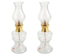 2 Paquets Lampe A Huile Lampe-Tempête Rétro À Pétrole Lampe À Petrole Interieur Pour Éclairage De Camping Extérieur Intérieur