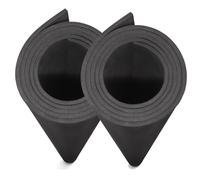2 Paquets Noire Mousse EVA 5mm, MEARCOOH 150cm*90cm Grande Taille Mousse EVA Cosplay, EVA Foam densité 86kg/m3 pour les costumes de cosplay, l'artisanat, les projets de bricolage (2PCS 5mm Noire)