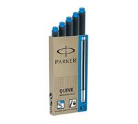 2 paquets Parker Cartouche d'encre Z44 Bleu roi Contenu du Lot de 5