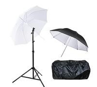 2 Parapluies + 2m + lumière Stand Flash/Support de Fixation pour Parapluie Portable Flash Speedlight
