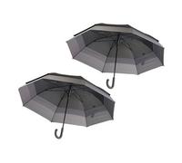 2 parapluies automatiques XXL résistants au Vent [Carlo Milano]