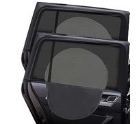 2 Pare Soleil Voiture Bébé, Protege Soleil Voiture Arrière, Ventilé Pare Soleil Chaussette, Soleil Voiture Bébé, Cache Soleil Fenêtre Voiture pour Enfants et Animaux