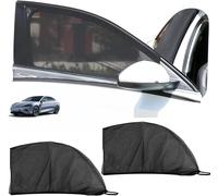 2 Pare Soleil Voiture Protection Solaire Enfants Ventilation Pare Soleil Pour Vitres Latérales Voiture Solaire Pour Fenêtre Latérale De Voiture Pour Berline Suv(Noir)