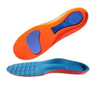 2 Pares Serenivida Plantillas Para Mujer Hombre, Soporte Arco OrtopéDico, Transpirable Con AmortiguacióN De Impactos Para Trabajo, Deporte Y Uso Diario (2 pares Orange,41-42)