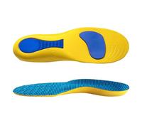 2 Pares Serenivida Plantillas Para Mujer Hombre, Soporte Arco OrtopéDico, Transpirable Con AmortiguacióN De Impactos Para Trabajo, Deporte Y Uso Diario (2 pares Yellow,41-42)