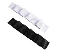 2 Parties De Bandes De Poitrine, Sangles De Stabilité Du Sein, Bandes De Sein Pour Femmes, Ligaments De Compression Mammaire, Soutien-Gorge De Sport Réglable (Noir, Blanc).