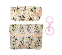 2 Parties Sac De Rangement Collé En Marguement Et Porte-Clés 1 Par Partie, Sacs De Rangement Portables, Articles De Toilette De Voyage, Fournitures De Voyage.