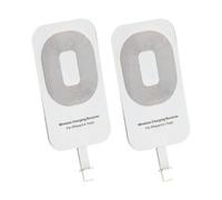 2 patchs compatibles Qi pour iPhone 5C, 5S, SE, 6, 6S/Plus, 7, 7S/plus Callstel
