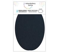 2 Patchs en Daim thermocollant Bleu Marine. Patchs pour protéger Pantalons. RA90
