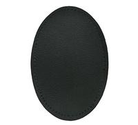 2 Patchs ovales en similicuir. Coudière/genouillère pour vêtements, jeans, pulls, pantalons, travaux de couture (noir)