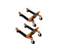 2 Patins Hydrauliques pour Roues de Véhicule Capacité de 680 kg Cric Chariot
