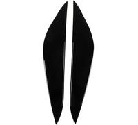 2 paupières de phares Avant compatibles avec Tesla Model 3 2017-2022 - Protection des paupières de phares Avant - Pièces de Garniture - Noir Brillant (Normal/Noir Brillant)