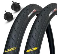 2 PC 26x1.40 Pneu de vélo de 26 pouces, Remplacement pour VTT Vélo Ville Route avec Profil Résistant à l'Usure et Antidérapant 38-559