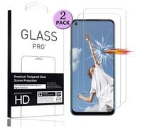 [2 PC] pour Oppo A72 Verre Trempé Film de Protection Vitre Tactile Anti-poussiere sans Bulle Ecran Protecteur