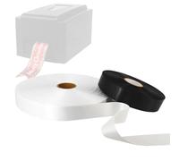 2 Pces Ruban Satin 200m, 20/25/30/35/40mm*200m - Ruban Polyester pour Imprimantes à Ruban Black-35mm×200m