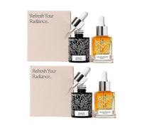 (2 pcs)1-3Set Thriving The Night Set: Renew Serum + Rejuvenate Face Oil with Hyaluronic Acid, Argan