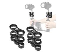 2 Pcs 1 "Support de Serrage à Bille en Aluminium pour système de Plateau de Bras de lumière de plongée sous-Marine, caméra de plongée de Photographie