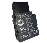 2 pcs 16 A 125/250 V CA industrielle autobloquant Pushbutton Switch Power On Off commutateurs pour Trigger perceuse Scie Marteau meuleuse Hy79 C-21