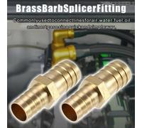 2 pcs 19mm - 16mm Droit Formé Barbillon Laiton Tuyau Raccord Connecteur